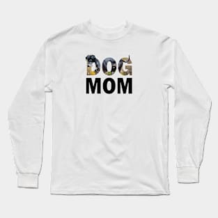 DOG MOM - Great Dane oil painting word art Long Sleeve T-Shirt